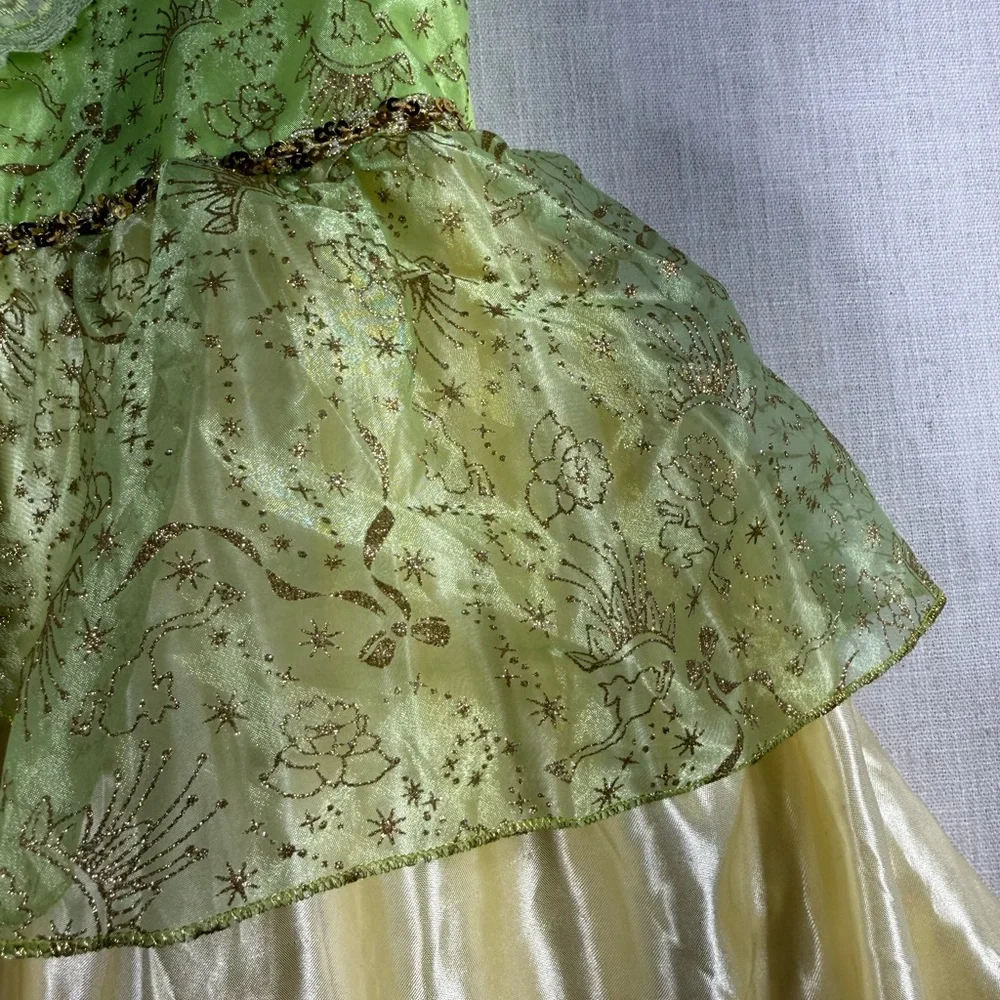Princess Tiana Disney girls dress, party dress , costume - Picture 3 of 7